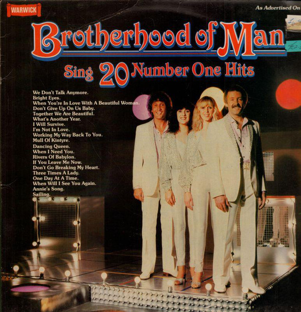 Brotherhood Of Man - Sing 20 Number One Hits - Used Vinyl Record image 1
