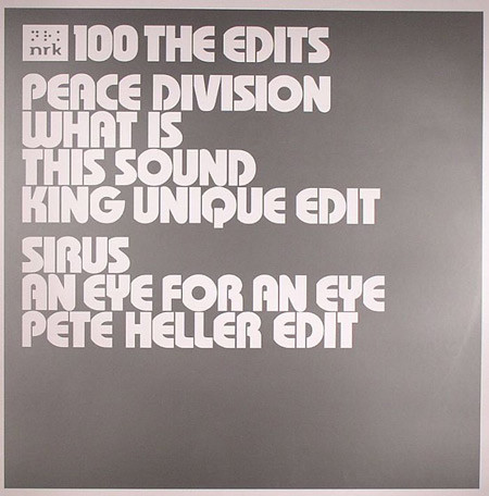 Peace Division - NRK 100 (The Edits) - Used Vinyl Record 12" image 1