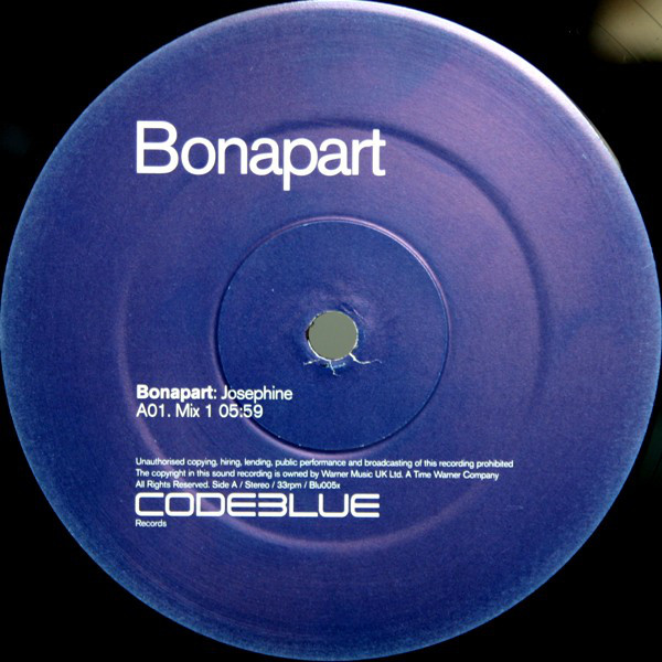 Bonapart - Josephine - Used Vinyl Record 12" image 1
