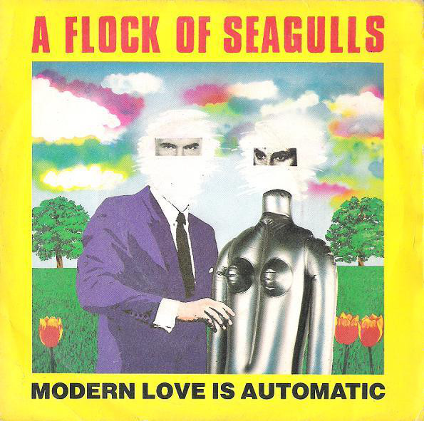 A Flock Of Seagulls - Modern Love Is Automatic - Used Vinyl Record 7" image 1