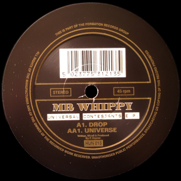 Mr. Whippy - Universal Contestants EP - Used Vinyl Record 12" image 1