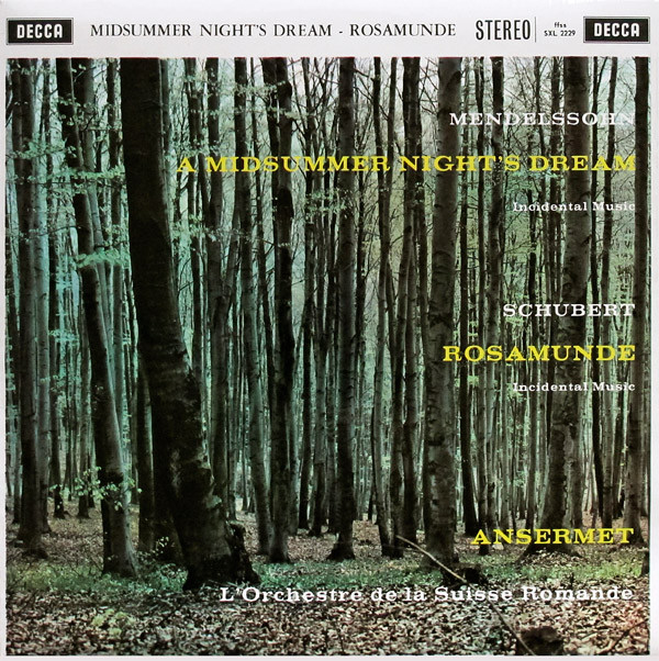 Felix Mendelssohn-Ba - A Midsummer Night's Dream / Rosamunde - Used Viny image 1