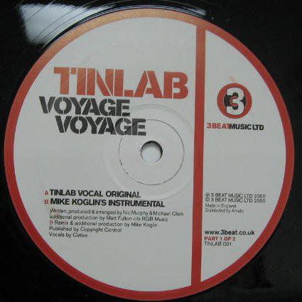 Tinlab - Voyage Voyage - Used Vinyl Record 12" image 1