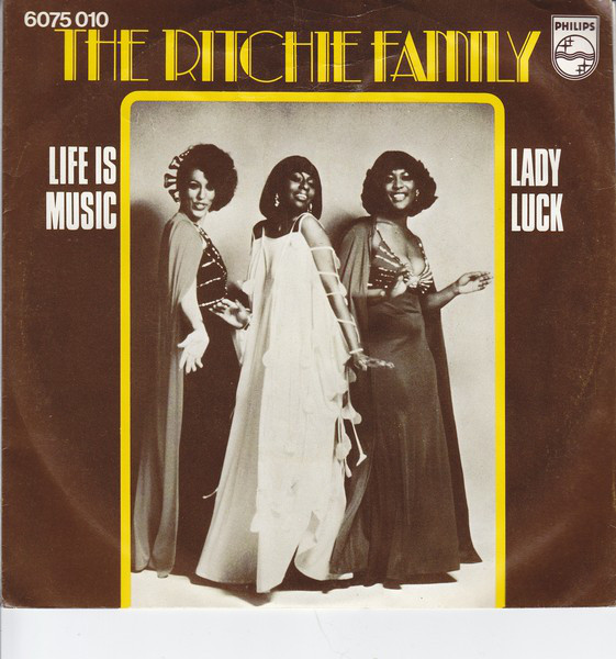 Ritchie Family - Life Is Music - Used Vinyl Record 7" image 1