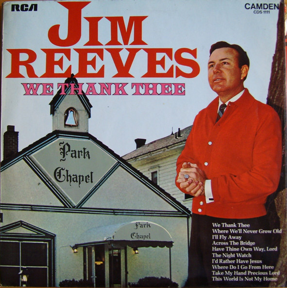 Jim Reeves - We Thank Thee - Used Vinyl Record image 1