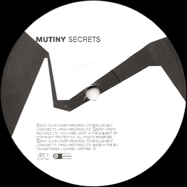 Mutiny - Secrets - Used Vinyl Record 12" image 1