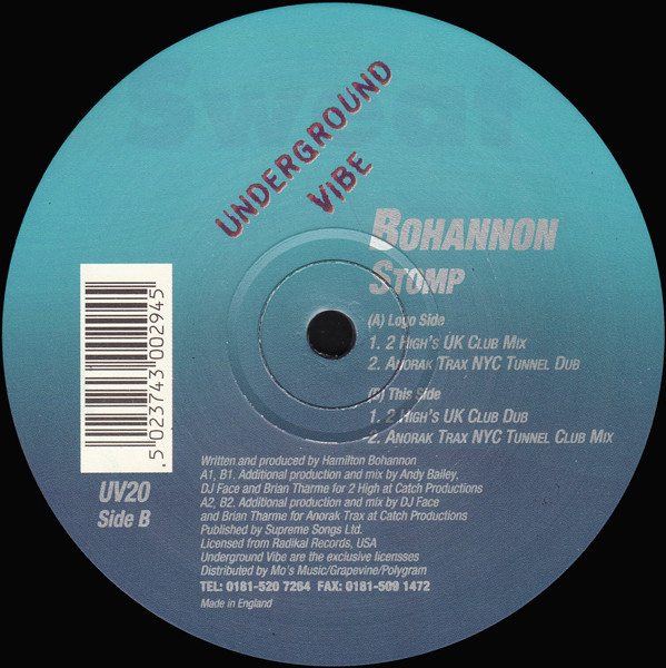 Hamilton Bohannon - Stomp - Used Vinyl Record 12" image 1