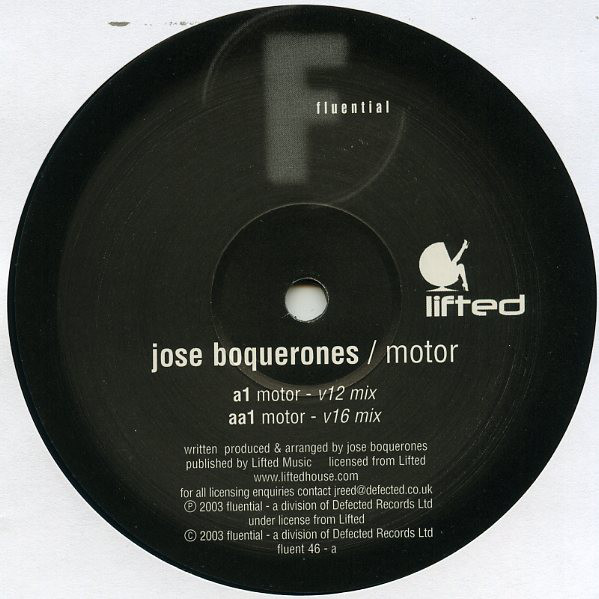 Jose Boquerones - Motor - Used Vinyl Record 12" image 1