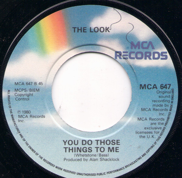 Look - I Am The Beat - Used Vinyl Record 7" image 1