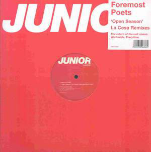 Foremost Poets - Open Season (La Cosa Remixes) - Used Vinyl Record 12" image 1