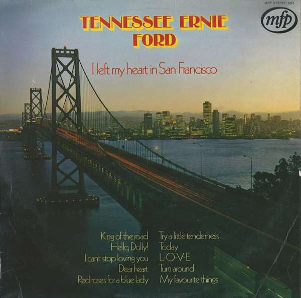 Tennessee Ernie Ford - I Left My Heart In San Francisco - Used Vinyl image 1