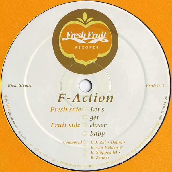 F-Action - Let's Get Closer Baby - Used Vinyl Record 12" image 1