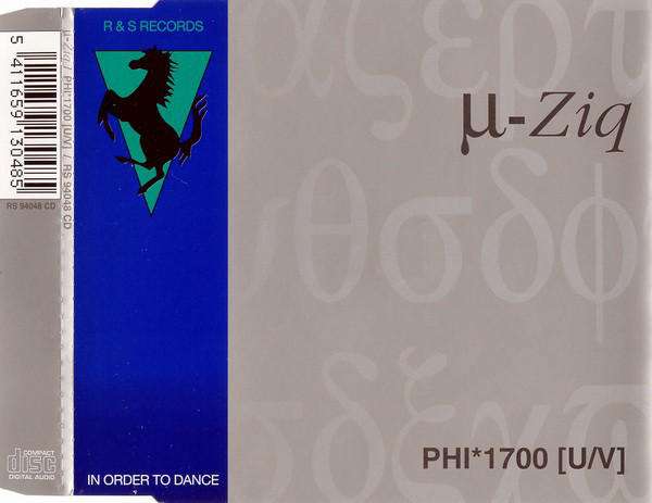 µ-Ziq - Phi*1700 [U/V] - Used CD image 1