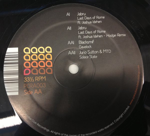 Various - Last Days Of Rome - Vinyl Record 12" image 1