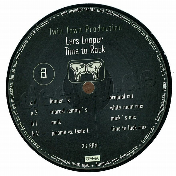 Lars Looper - Time To Rock - Used Vinyl Record 12" image 1