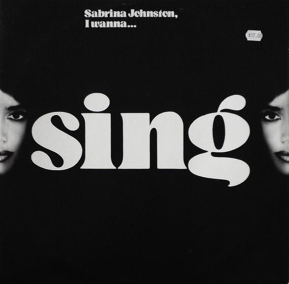 Sabrina Johnston - I Wanna Sing - Used Vinyl Record 12" image 1