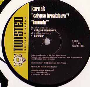 Karnak - Calypso Breakdown / Hummin' - Used Vinyl Record 12" image 1
