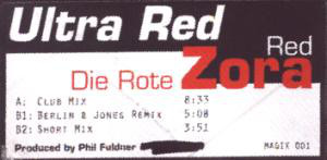 Ultra Red - Die Rote Zora / Red Zora - Used Vinyl Record 12" image 1