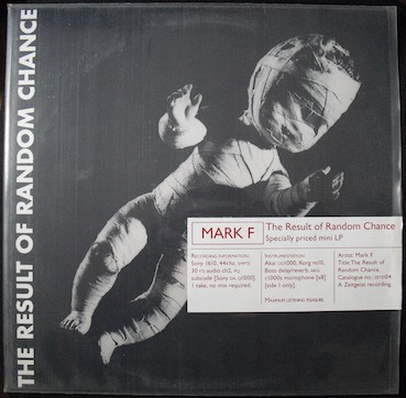 Mark F - Result Of Random Chance - Used Vinyl Record image 1