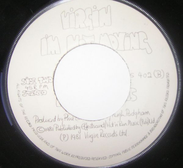 Phil Collins - I Missed Again - Used Vinyl Record 7" image 1