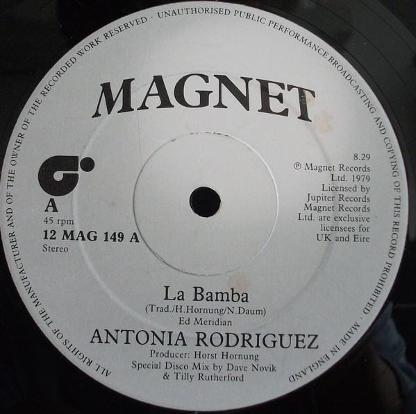 Antonia Rodriguez - La Bamba - Used Vinyl Record 12" image 1