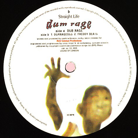 Straight Life - Dum Rage - Used Vinyl Record 12" image 1