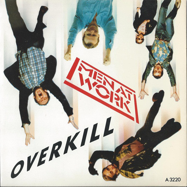 Men At Work - Overkill - Used Vinyl Record 7" image 1