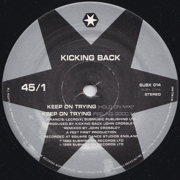 Kicking Back - Keep On Trying - Used Vinyl Record 12" image 1