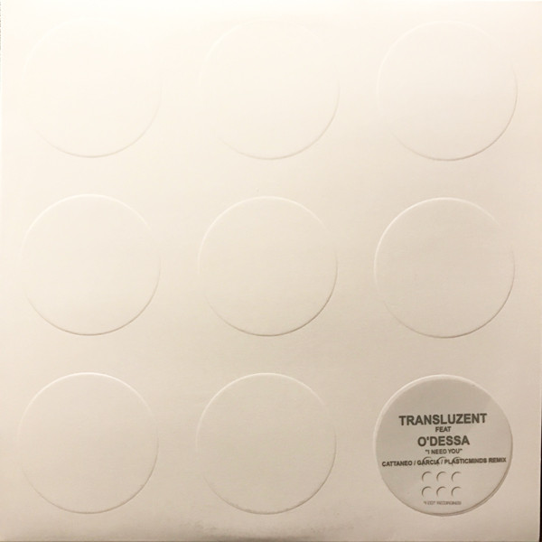 Transluzent - I Need You - Used Vinyl Record 12" image 1