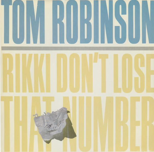 Tom Robinson - Rikki Don't Lose That Number - Used Vinyl Record 12" image 1
