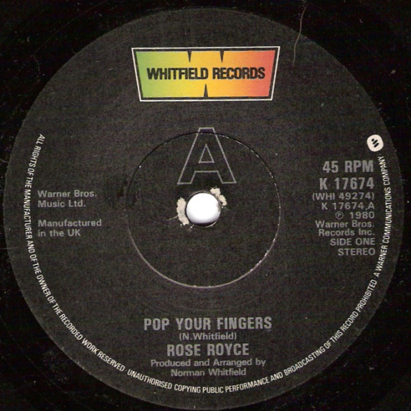 Pop Your Fingers / I Wonder Where You Are Tonight