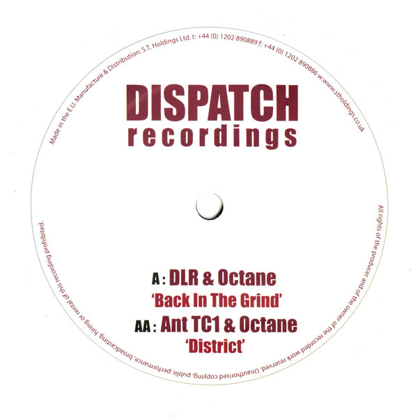 Octane & DLR - Back In The Grind / District - Vinyl Record 12" image 1