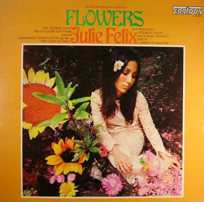 Julie Felix - Flowers - Used Vinyl Record image 1