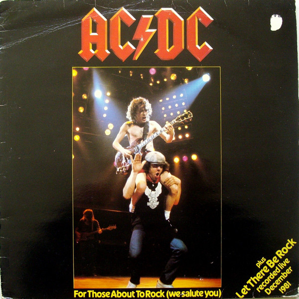 AC/DC - For Those About To Rock (We Salute You) - Used Vinyl Record 12" image 1