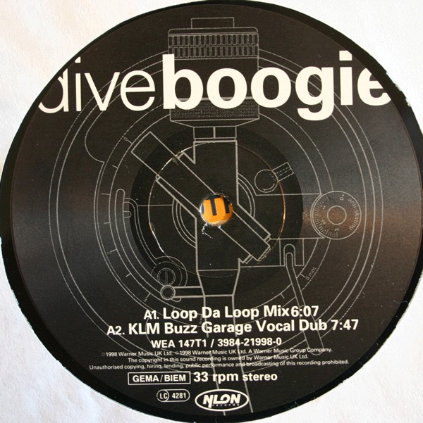 Dive - Boogie - Used Vinyl Record 12" image 1