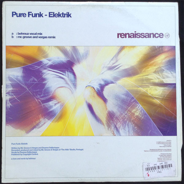 Pure Funk - Elektrik - Used Vinyl Record 12" image 1