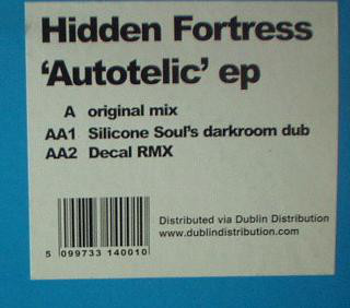 Hidden Fortress - Autotelic EP - Used Vinyl Record 12" image 1