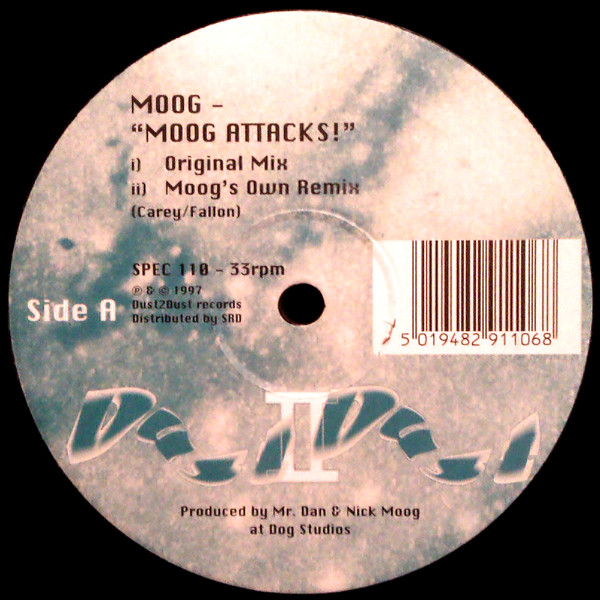 Moog - Attacks! - Used Vinyl Record 12" image 1