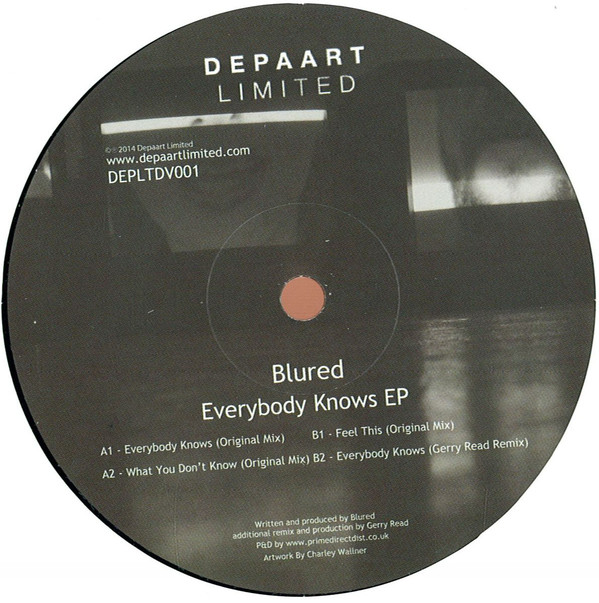 Blured - Everybody Knows EP - Vinyl Record 12" image 1