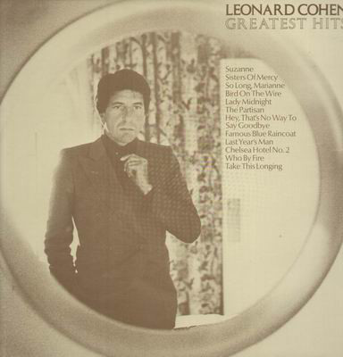 Leonard Cohen - Greatest Hits - Used Vinyl Record image 1