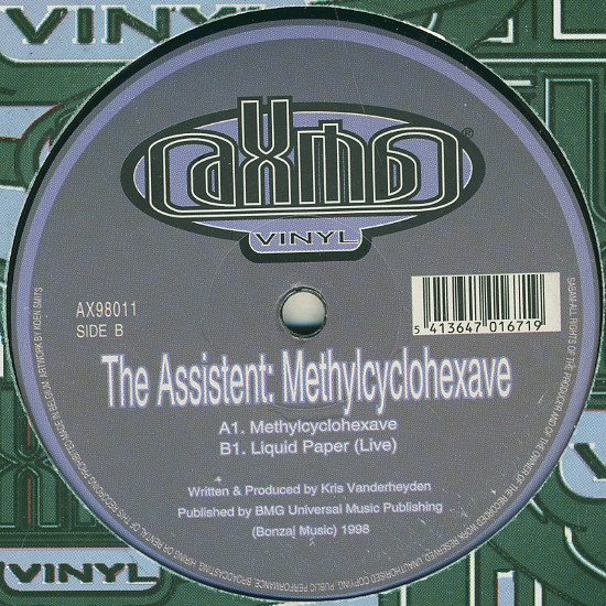 Assistant - Methylcyclohexave - Used Vinyl Record 12" image 1