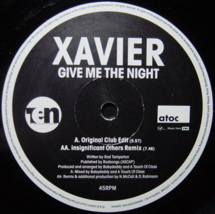 Give Me The Night