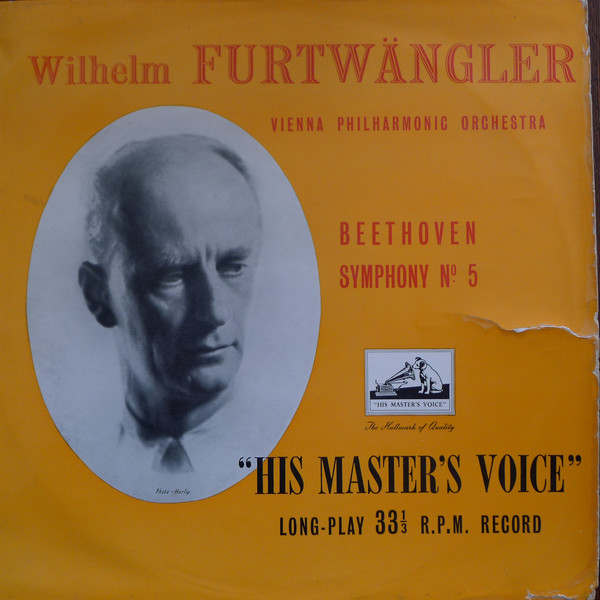 Wilhelm Furtwangler - Symphony Nº 5 - Used Vinyl Record image 1