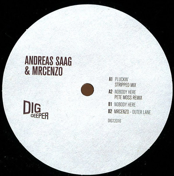 Andreas Saag - Pluckin' EP - Vinyl Record 12" image 1