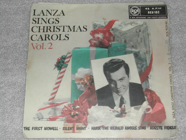 Mario Lanza - Lanza Sings Christmas Carols Vol.2 - Used Vinyl Record image 1
