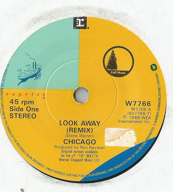 Chicago - Look Away - Used Vinyl Record 7" image 1
