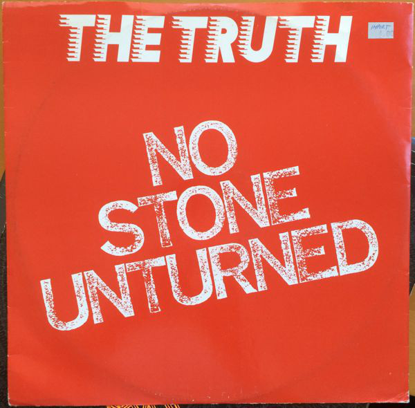 Truth - No Stone Unturned - Used Vinyl Record 12" image 1