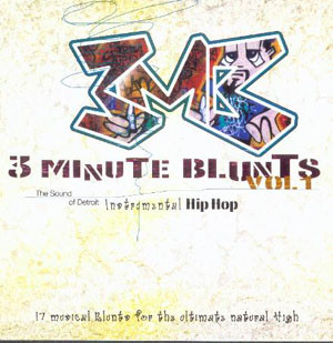 Various - 3 Minute Blunts Vol. 1 (The Sound Of Detroit Instrumental Hip image 1