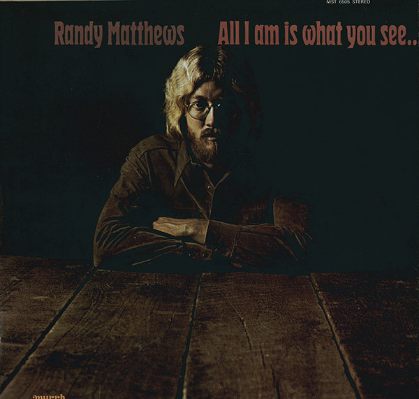 Randy Matthews - All I Am Is What You See... - Used Vinyl Record image 1