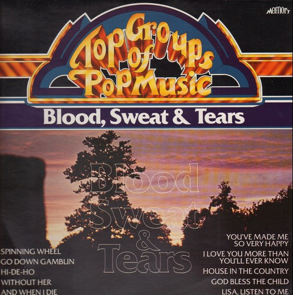 Blood - Top Groups Of Pop Music - Used Vinyl Record image 1